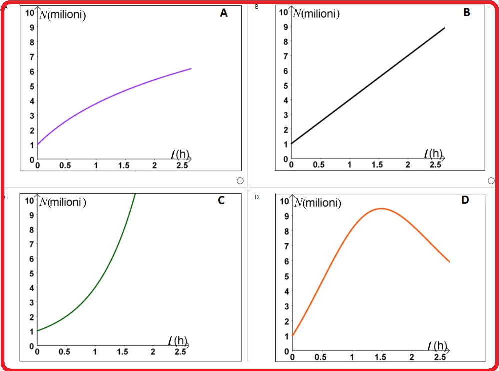 Selezione invalsi matematica secondaria secondo grado quinta aumento batteri