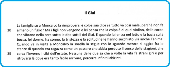 Selezione invalsi italiano secondaria secondo grado seconda il giai parte03