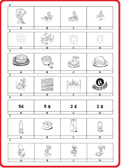 Selezione invalsi inglese secondaria classe terza the lunch