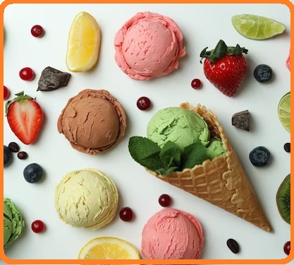 Selezione invalsi inglese secondaria classe terza gelato frutta