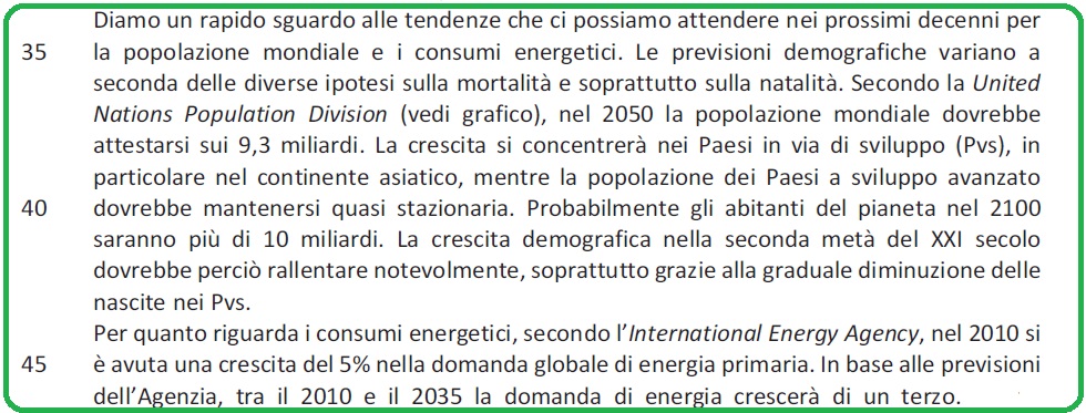 Selezione invalsi inglese secondaria classe terza italiano demografia terza parte