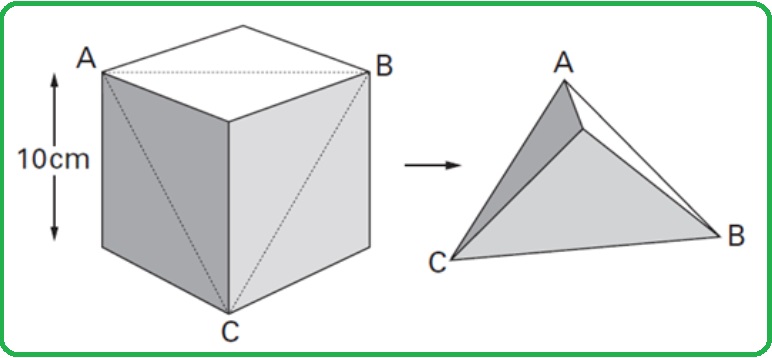 Selezione invalsi matematica secondaria primo grado terza cubo piramide