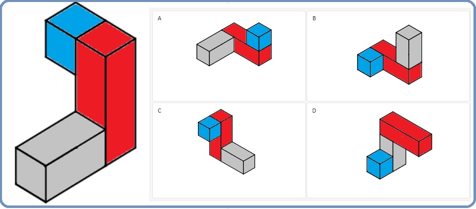 Selezione invalsi matematica secondaria primo grado terza figure ruotate