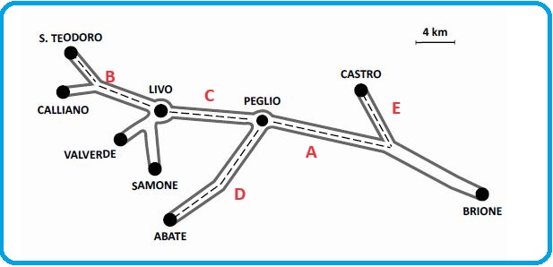 Selezione invalsi matematica secondaria primo grado terza mappa stradale